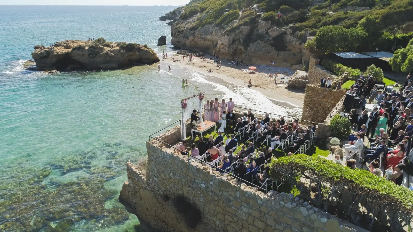 A Mirador ceremony above Cala Jovera